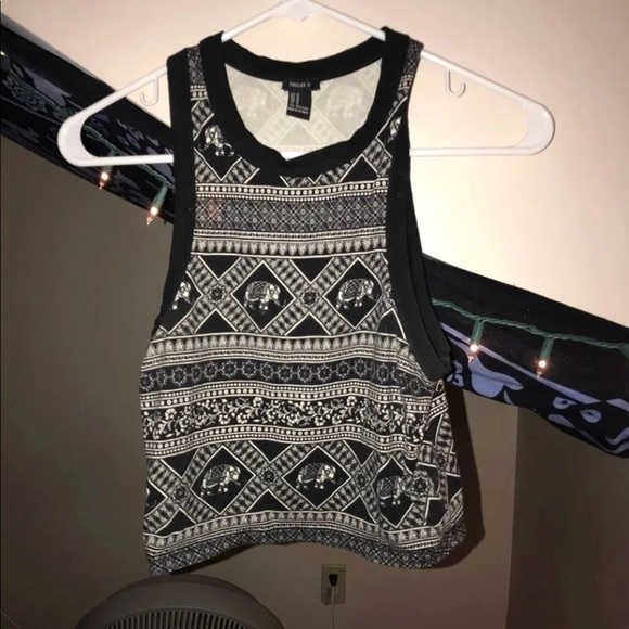 Elephant crop Top - Picture 1 of 4